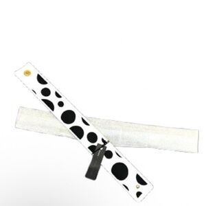 Marc by Marc Jacobs Black and White Polka Dot Wristband